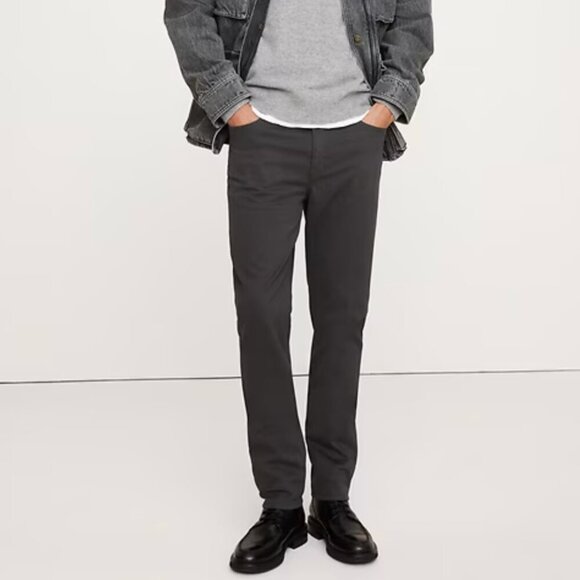 Banana Republic Other - Banana Republic Men's Charcoal Gray Slim Travel Jean. Size 34 Waist X 32 Length